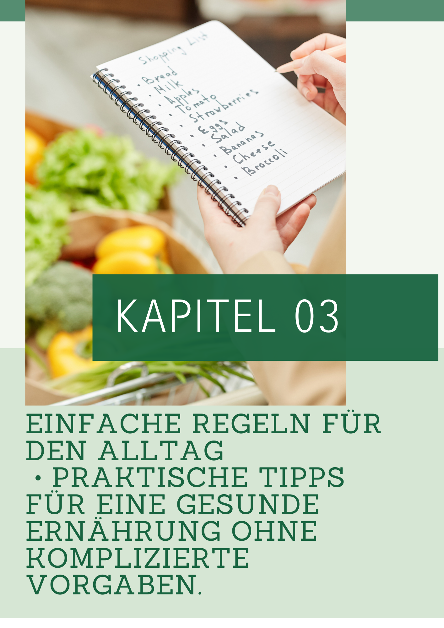 Das einzige Buch, das du für eine gesunde Ernährung brauchst